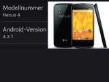 Android 4.2.1 rollt für das Google Nexus 4 aus
